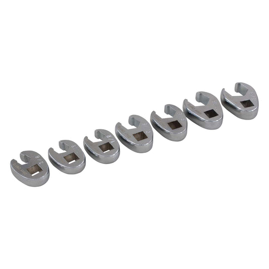 Wrench Set, Crowfoot, 7 Pieces, Imperial