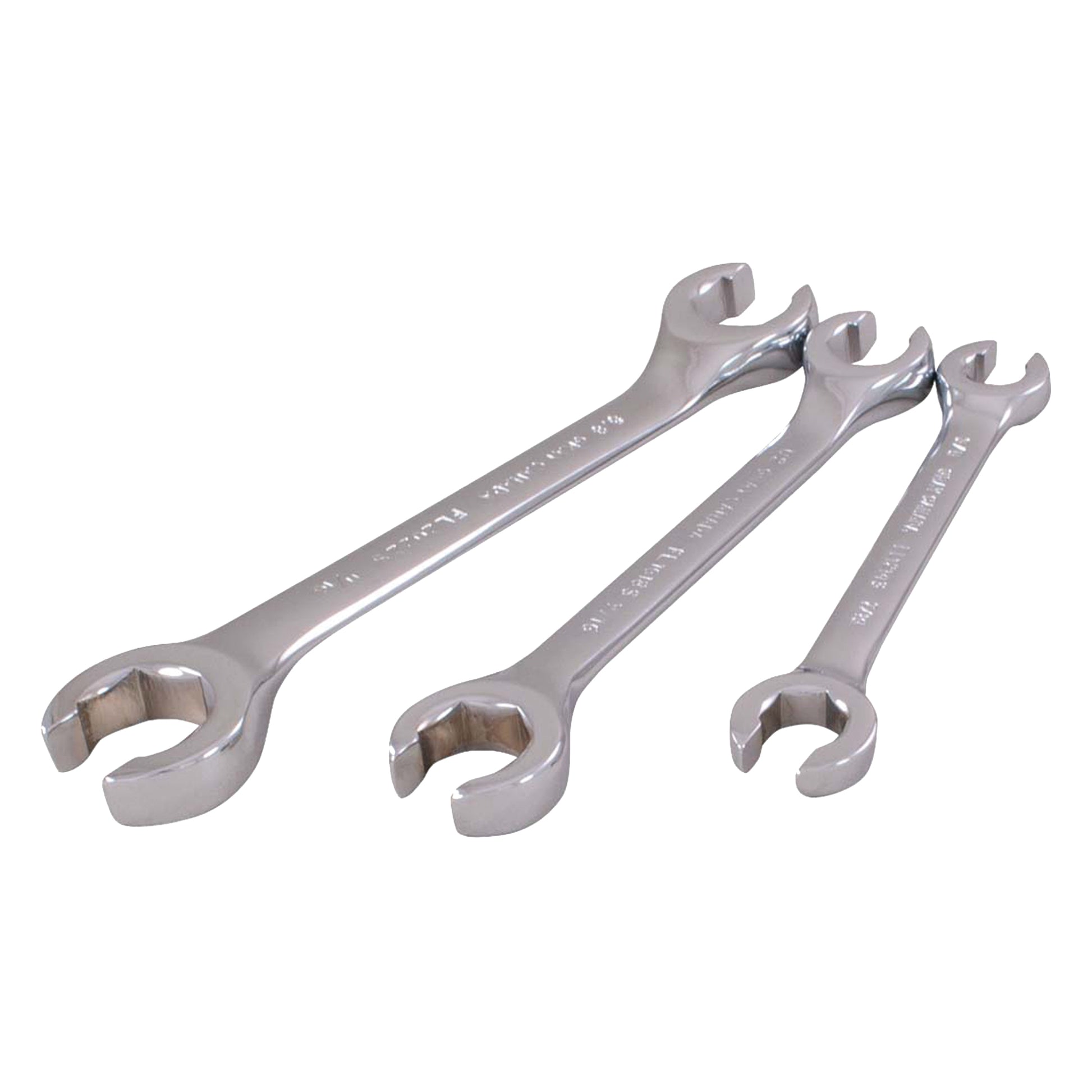 Wrench Set, Flare Nut, 3 Pieces, Imperial