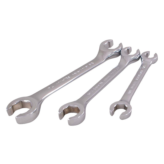Wrench Set, Flare Nut, 3 Pieces, Imperial
