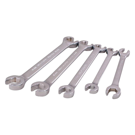 Wrench Set, Flare Nut, 5 Pieces, Metric
