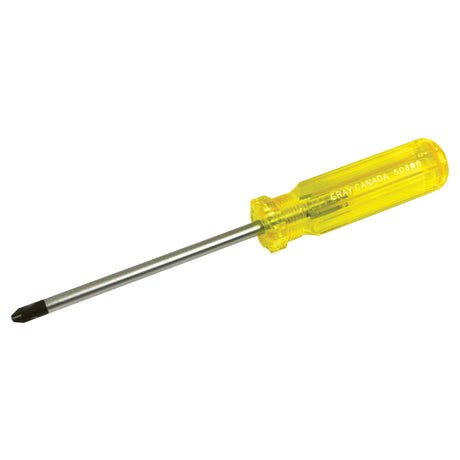 Phillips Screwdriver, #3, 10" L, Plastic Handle