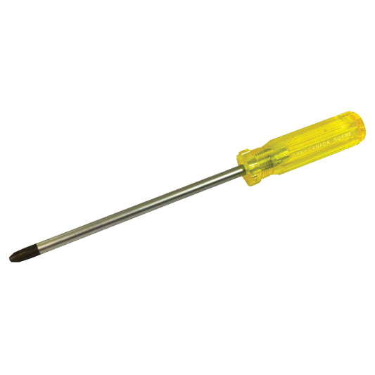 Phillips Screwdriver, #4, 12-1/2" L, Plastic Handle