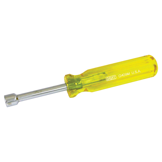 Nut Driver, 9 mm Drive, 6-3/4" L, Non Magnetic