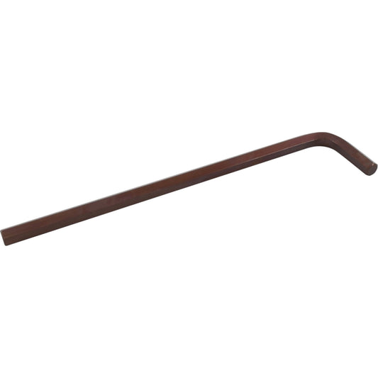 Long Hex Key, Hex End, 4 mm x 4" L, L Shape