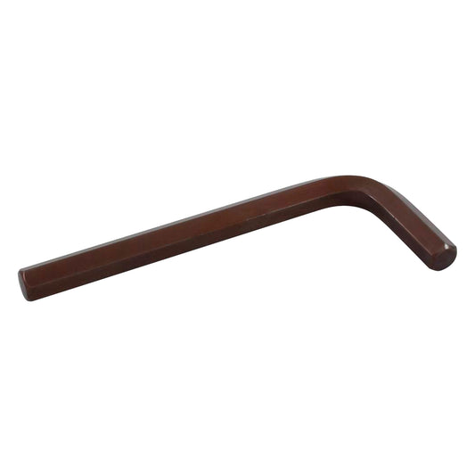 Short Hex Key, Hex End, 1/8" x 2" L, L Shape