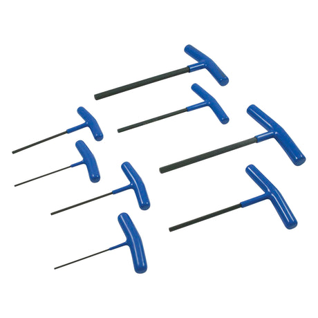 T-handle Hex Key Set, 8 Pcs., Metric