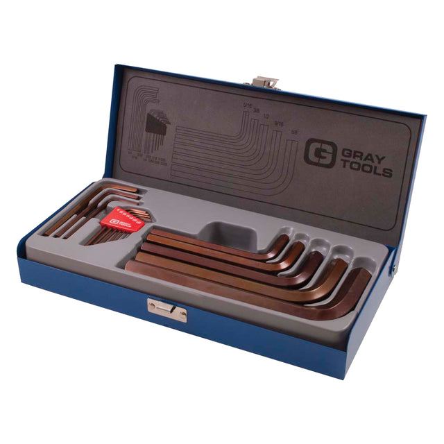 Hex Key Set, 15 Pcs., Imperial