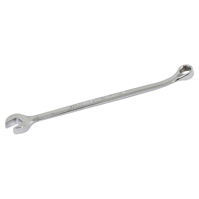 Combination Wrench, 6 Point, 7/16", Chrome Finish