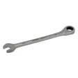 Combination Fixed Head Ratcheting Wrench, 12 Point, 19 mm, Stainless Steel Finish