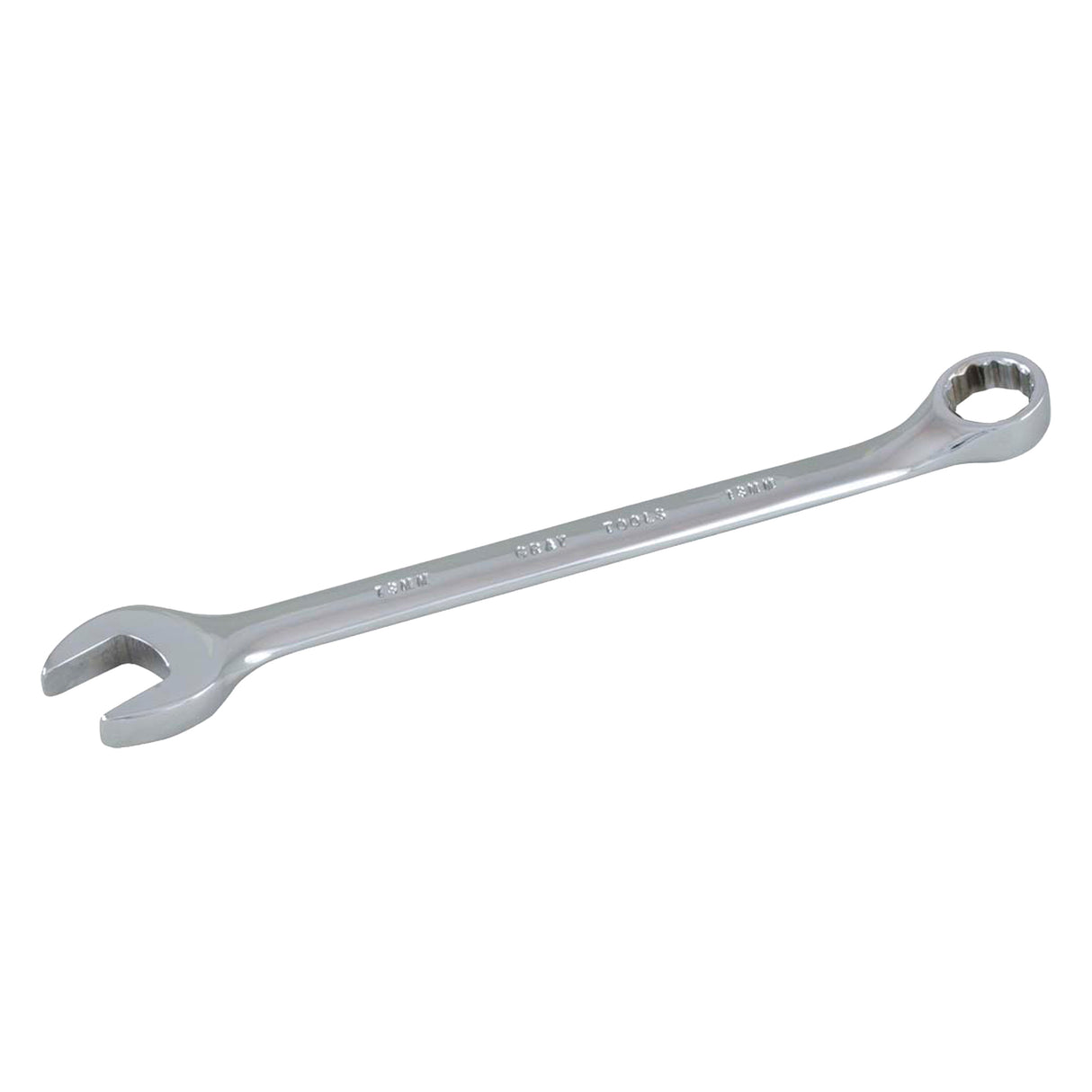 Combination Wrench, 12 Point, 6 mm, Chrome Finish