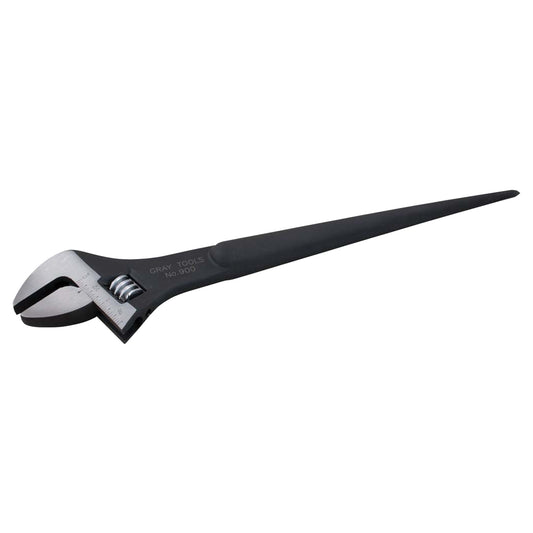 Structural Adjustable Wrench, 15" L, 1-3/4" Max Width, Black Oxide