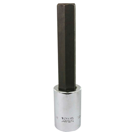Extra Long Bit Socket, Hex, 3/4" x 6" L, 1/2" Square Drive Drive