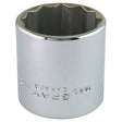 Socket, 3/4", 1/2" Drive, 12 Points