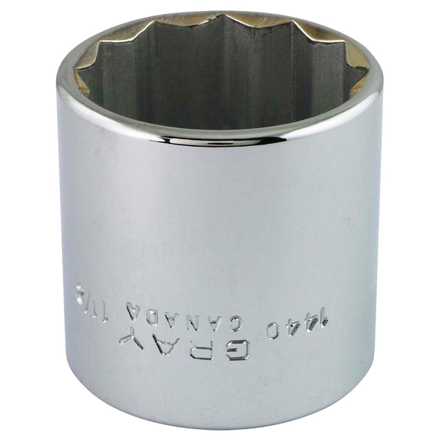 Socket, 3/4", 1/2" Drive, 12 Points