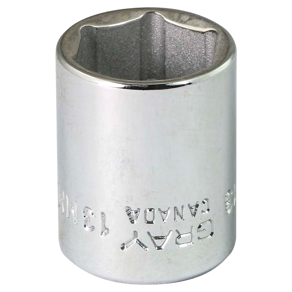 Socket, 13 mm, 1/4" Drive, 6 Points