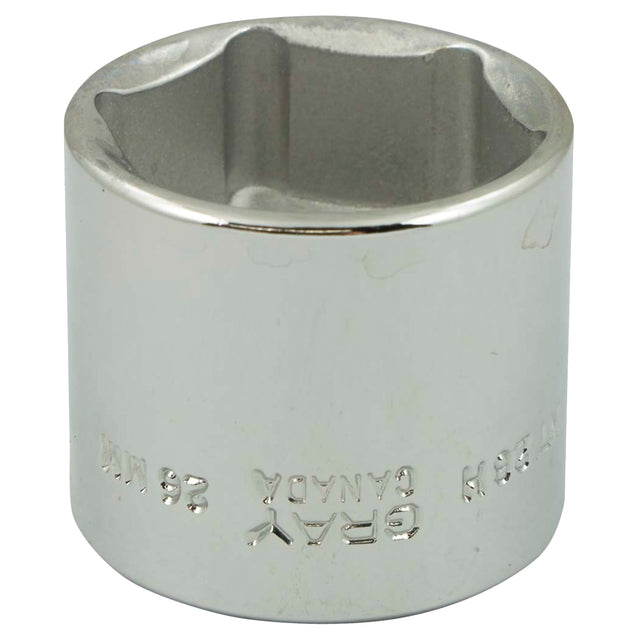 Socket, 26 mm, 3/8" Drive, 6 Points