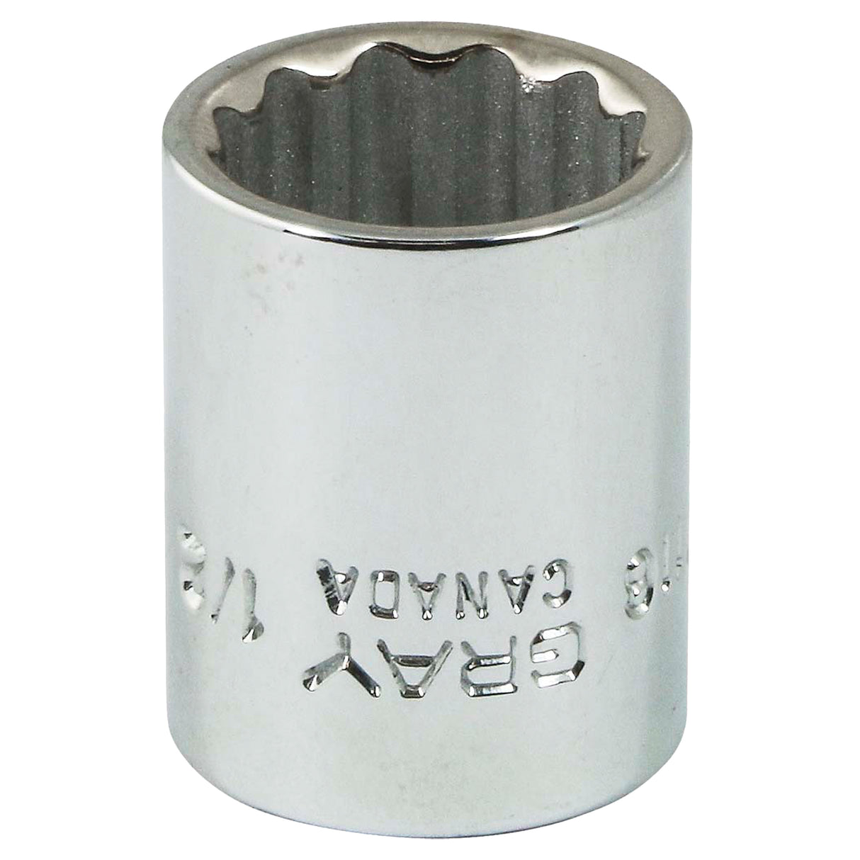 Socket, 1/2", 1/4" Drive, 12 Points