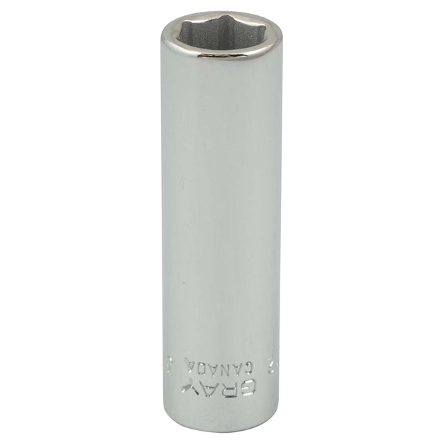 Socket, 3/8", 1/4" Drive, 6 Points