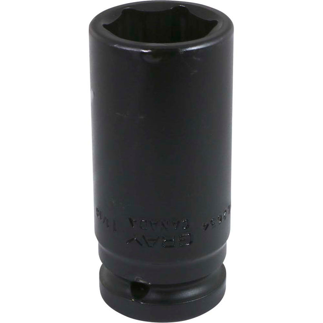 Socket, Impact, 1-1/16", 3/4" Drive, 6 Points, Deep