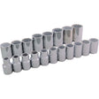 Socket Set, 12 Pcs, 1/2" Drive Size