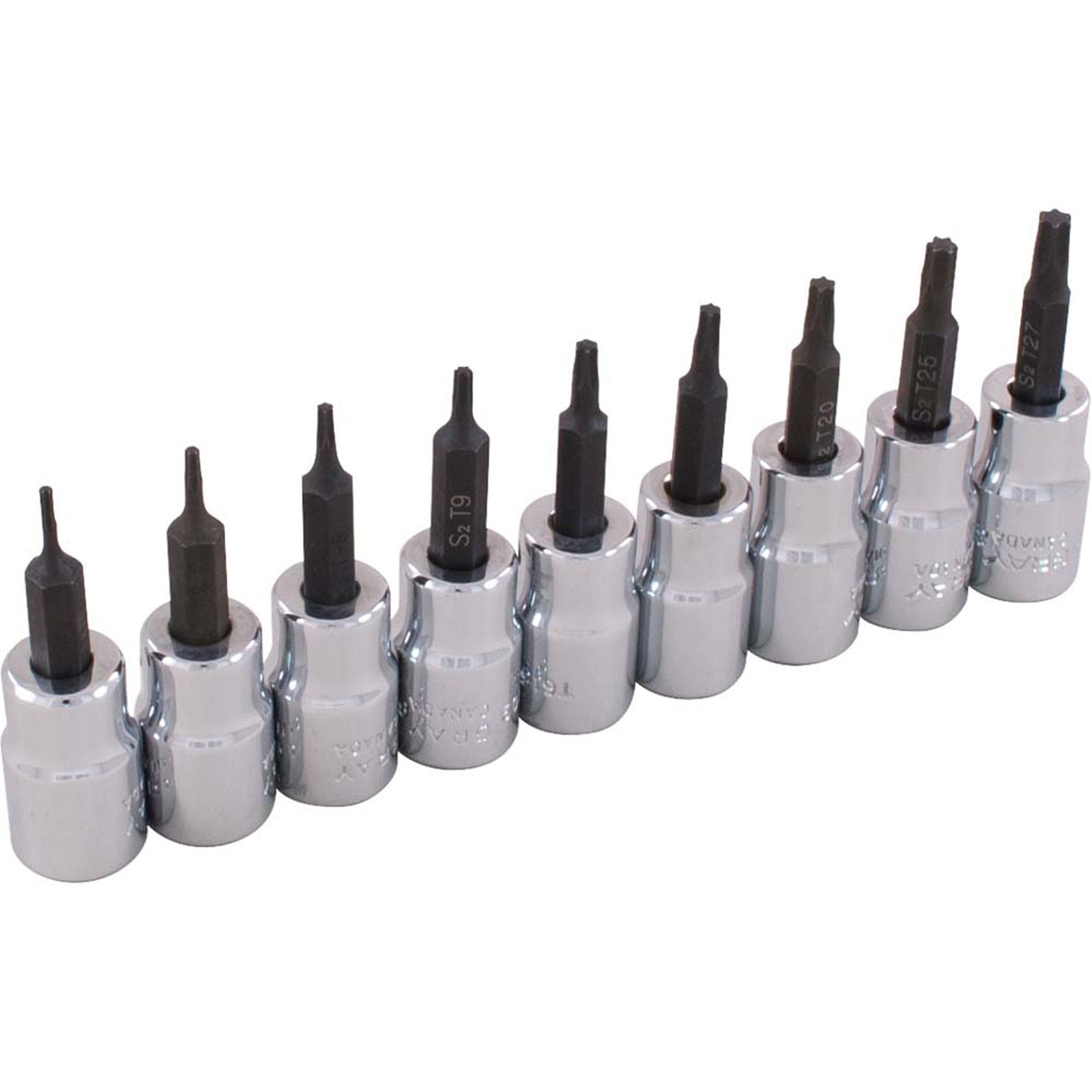 Socket Set, Torx®, 3/8" Drive, 9 Pcs