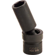 Universal Joint Socket, Impact, 3/8", 1/2" Drive, 6 Points