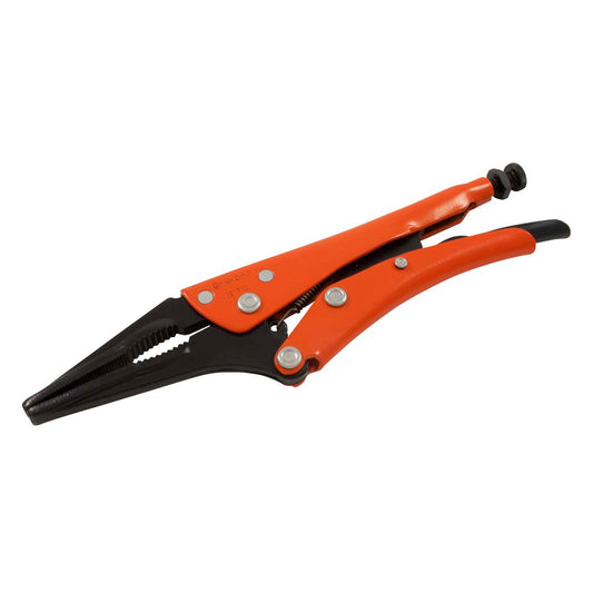 Locking Pliers, 6-3/4" Length, Long Nose