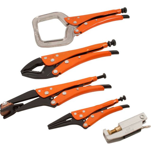 Welding Locking Plier Set, 5 Pieces