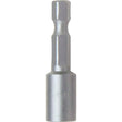 Nutsetter, 1/4" Tip, 1/4" Drive, 1-5/8" L, Magnetic