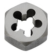 Hex Rethreading Die Nut, 1"/1-5/8" Dia., 1/2"-14 Thread, Carbon Steel/Chromium Steel