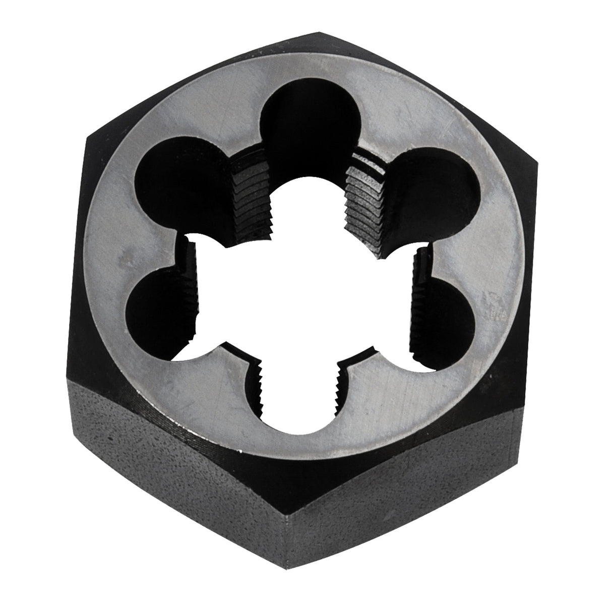 Hex Rethreading Die Nut, 2"/1" Dia., 3/4"-14 Thread, Carbon Steel/Chromium Steel