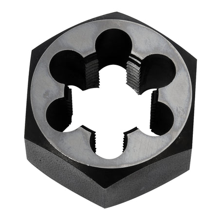 Hex Rethreading Die Nut, 2"/1" Dia., 3/4"-14 Thread, Carbon Steel/Chromium Steel