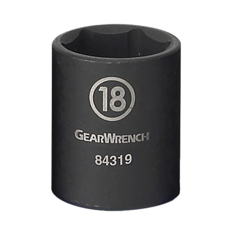 Socket, Impact, 11 mm, 3/8" Drive, 6 Points