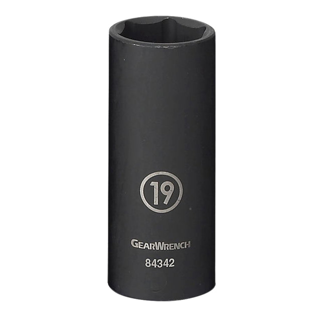 Socket, Impact, 13 mm, 3/8" Drive, 6 Points, Deep