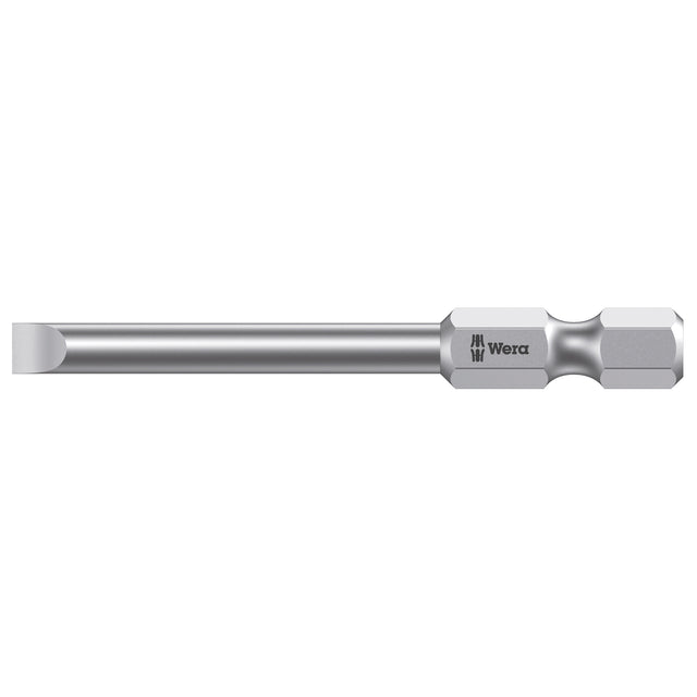 Power Screwdriver Bit, Slot, 3 mm Tip, 1/4" Drive Size, 2-3/4" Length