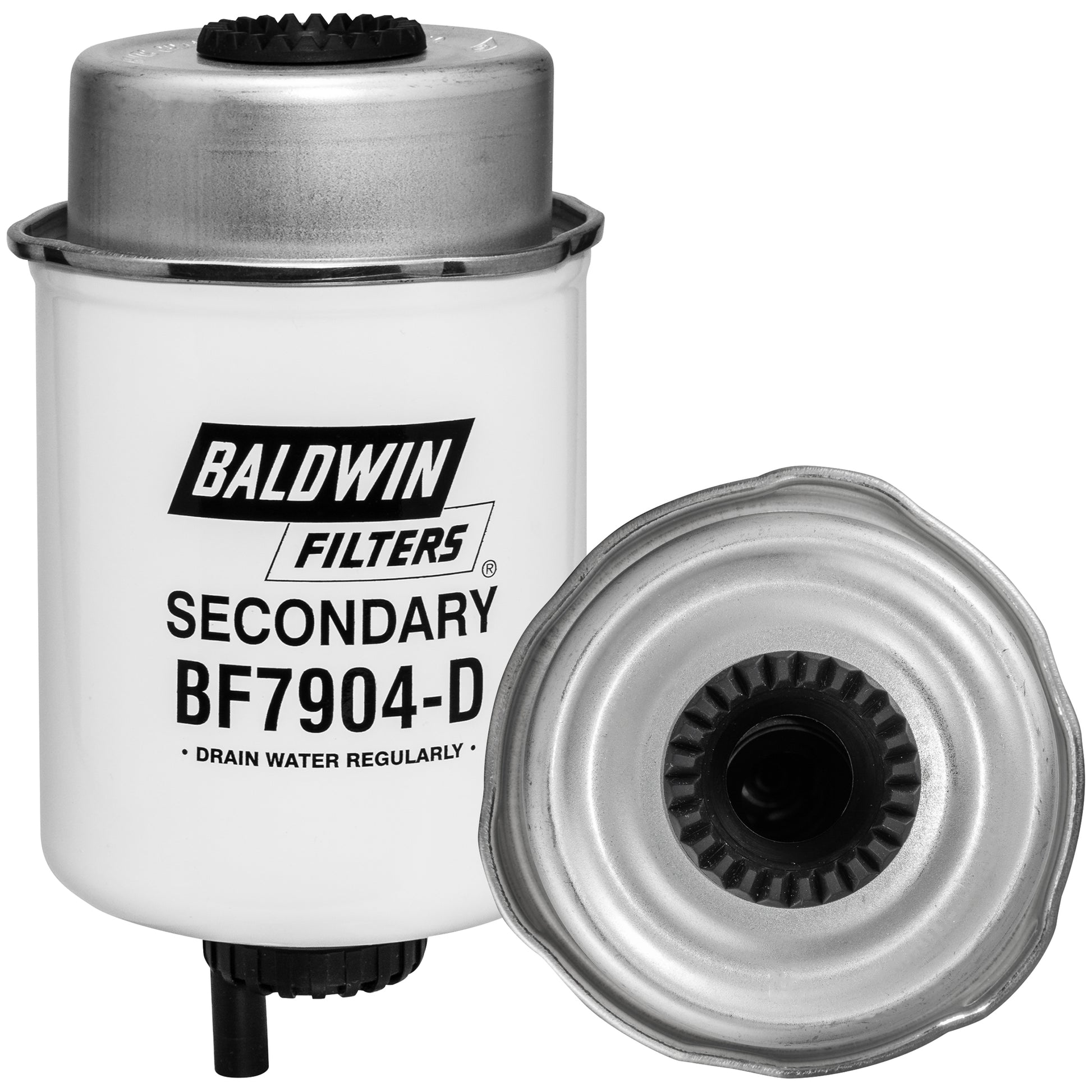 BF7904-D Secondary Fuel/Water Separator Element with Drain