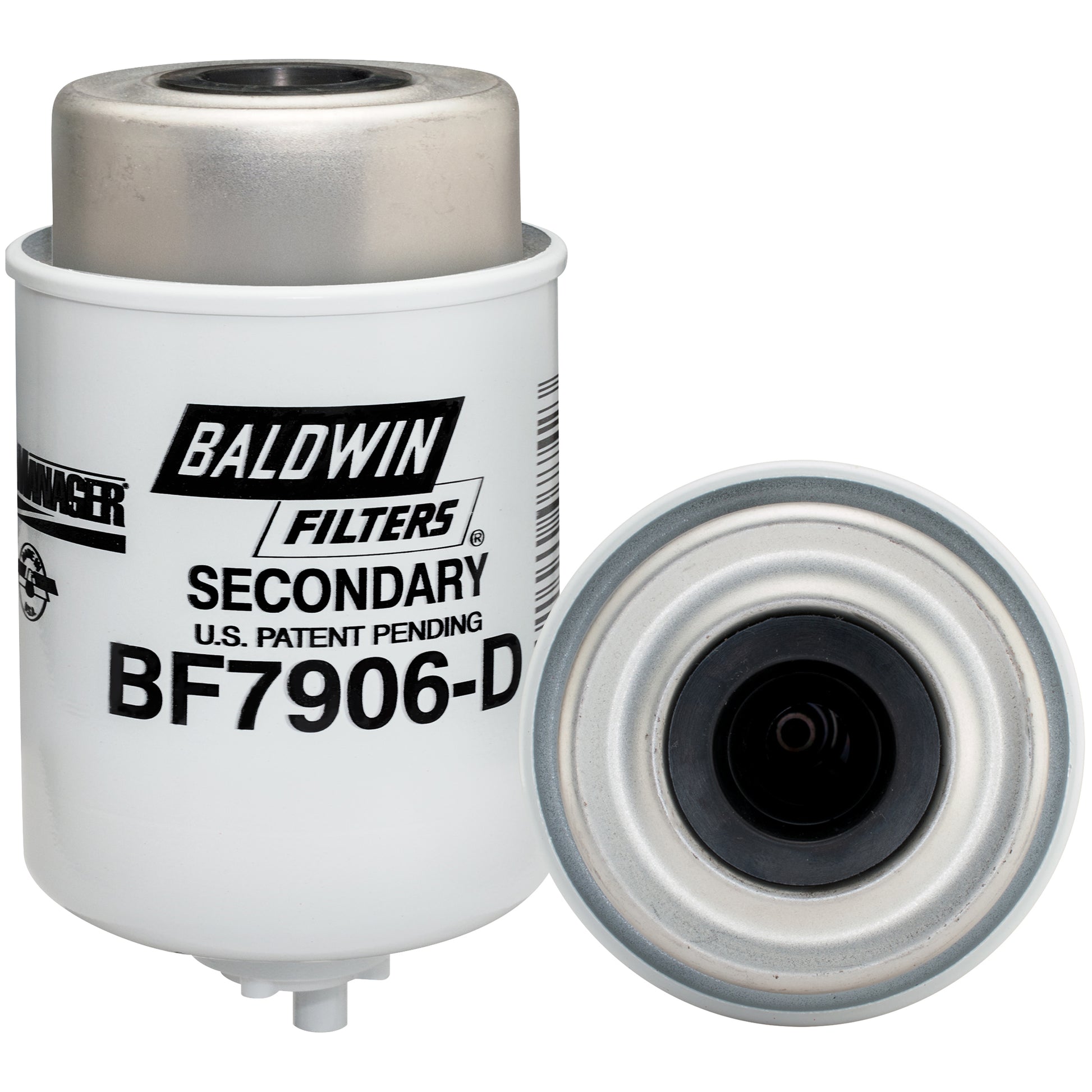 BF7906-D Secondary Fuel/Water Separator Element with Drain