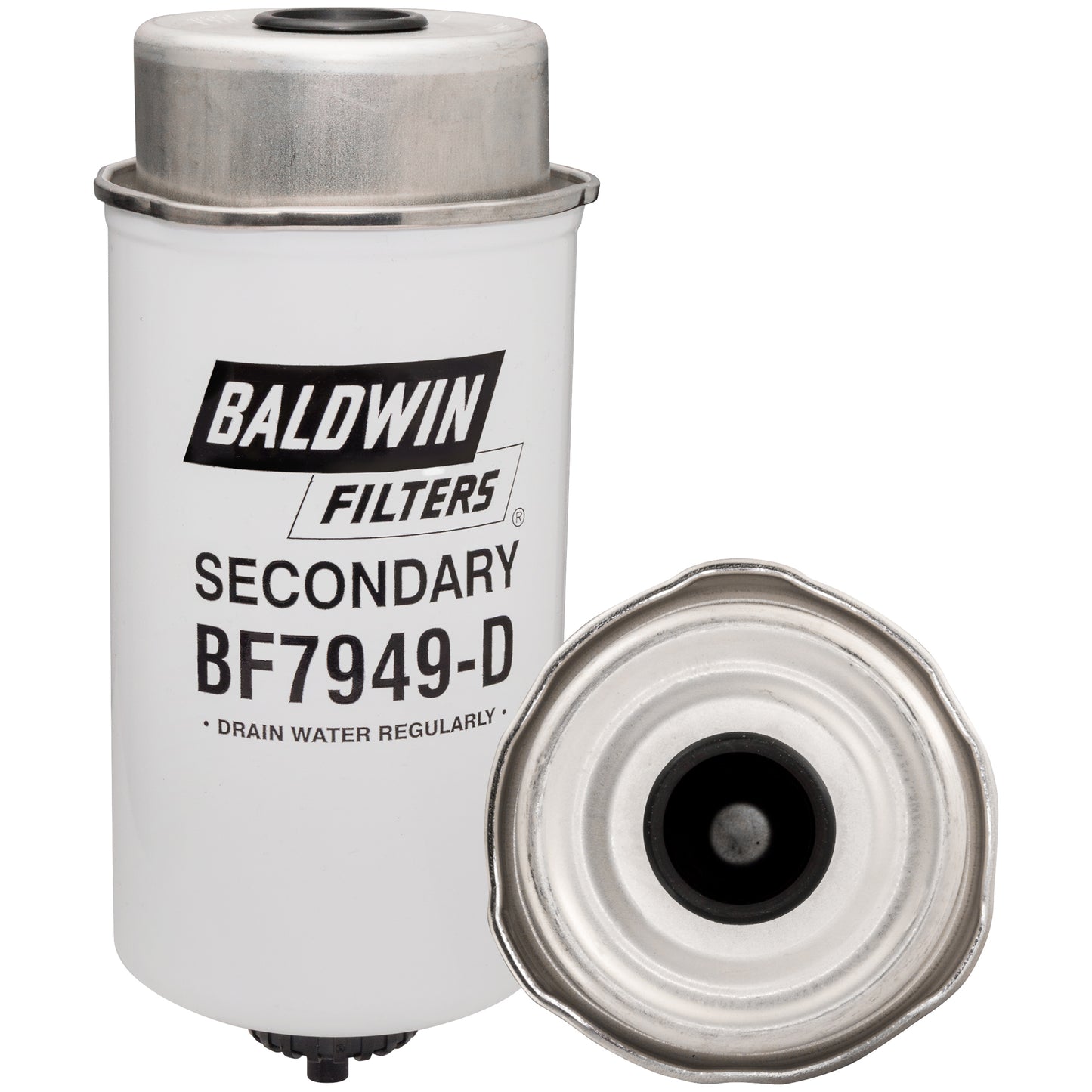 BF7949-D Secondary Fuel/Water Separator with Removable Drain