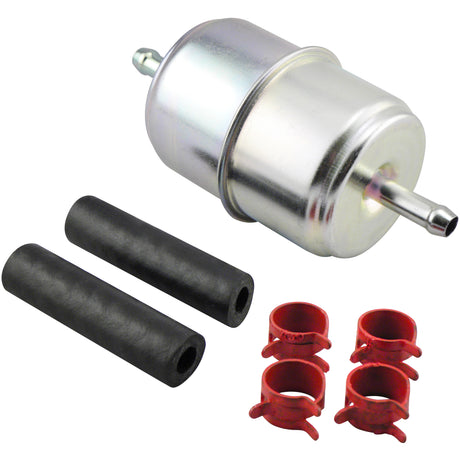 BF833-K2 In-Line Fuel Filter with Clamps & Hoses