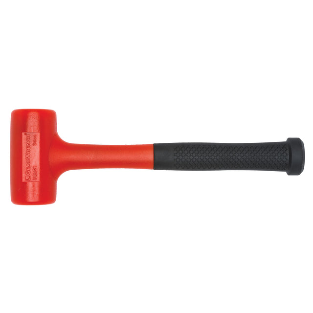 Polyurethane Dead Blow Hammer, 24 oz., Textured Grip, 12" L