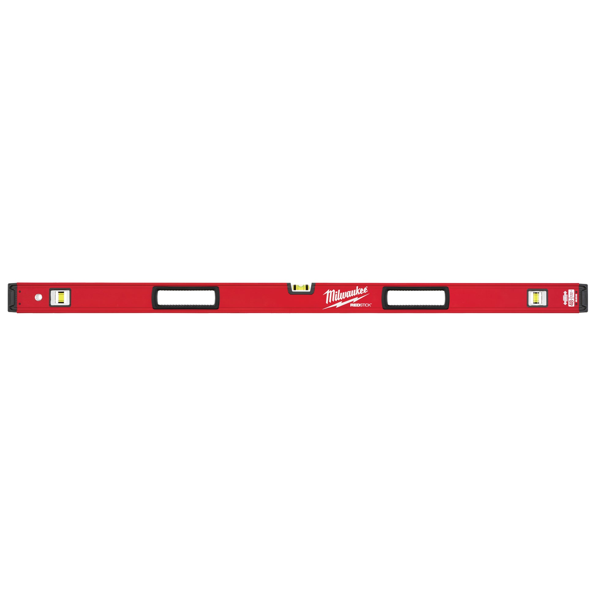 Redstick™ Level, Box, 4' L, Steel, 3, Non-Magnetic