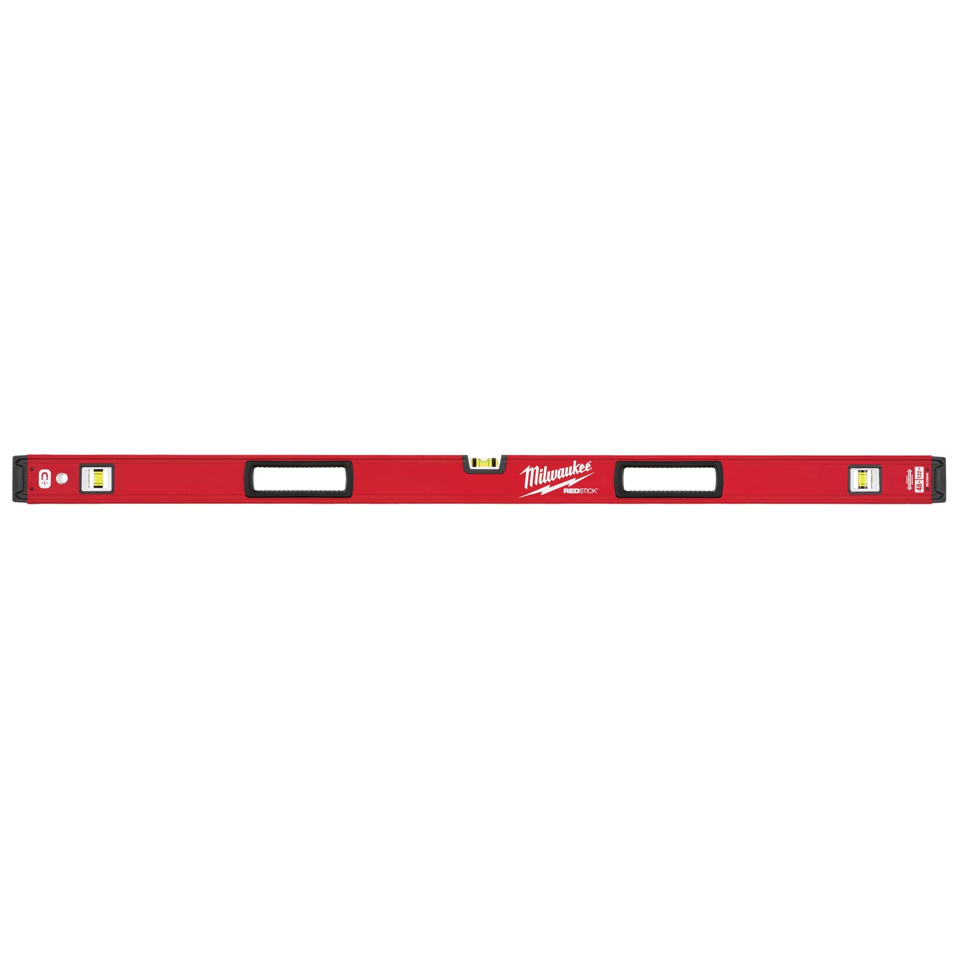 Redstick™ Level, Box, 4' L, Steel, 3, Magnetic