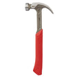 Curved Claw Smooth-Face Hammer, 20 oz., Solid Steel Handle, 14" L