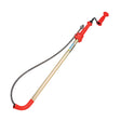 Toilet Auger, Manual, Bulb, 6' Cable Length, 1/2" Cable Diameter