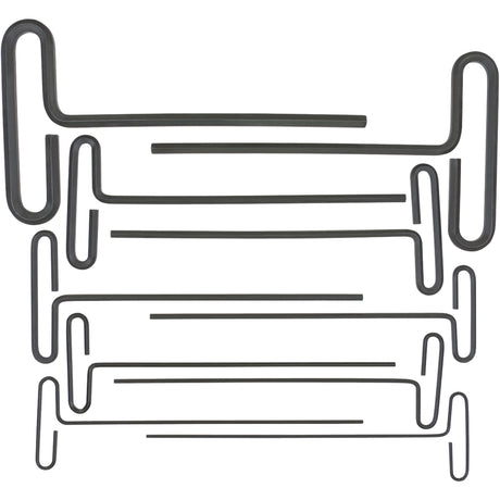 Loop T-Handle Hex Key Set, 10 Pcs., Imperial