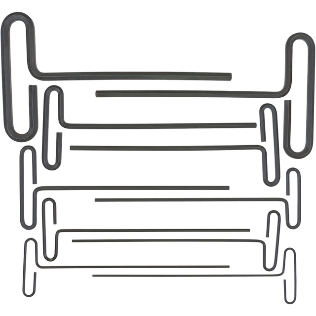 Loop T-Handle Hex Key Set, 10 Pcs., Imperial
