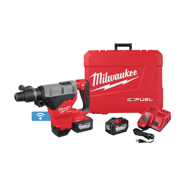 M18 Fuel™ SDS Max Rotary Hammer with One- Key™ Kit, 18 V, 1-3/4", 380-2900 RPM
