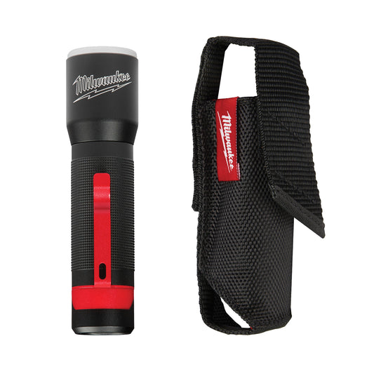 325L Focusing Flashlight with Holster, LED, 325 Lumens, AAA Batteries