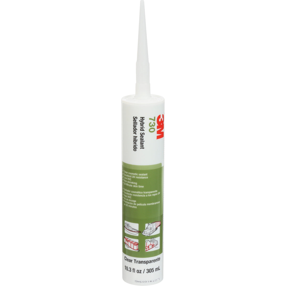 730 Hybrid Sealant, 305 ml, Cartridge, Clear