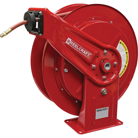 HD70000 Mobile Base Hose Reel, Air/Water, 3/8" x 75', Single Hose, 300 psi